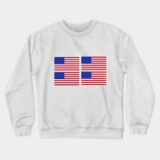 The American Flag x4 Crewneck Sweatshirt